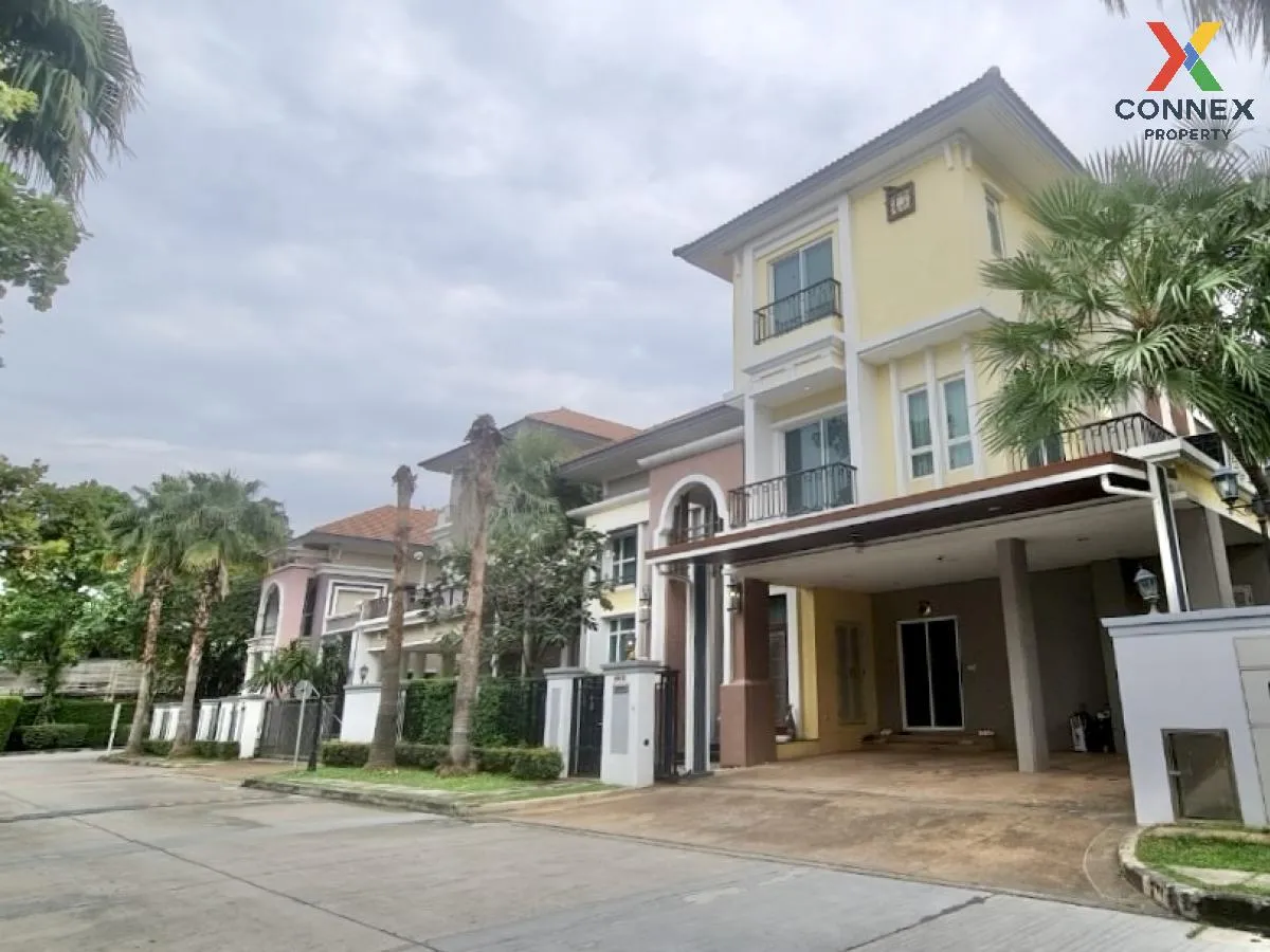 ขายบ้าน  แกรนด์ บางกอก บูเลอวาร์ด รัชดา-รามอินทรา 2 ชั้นสูง หน้าก