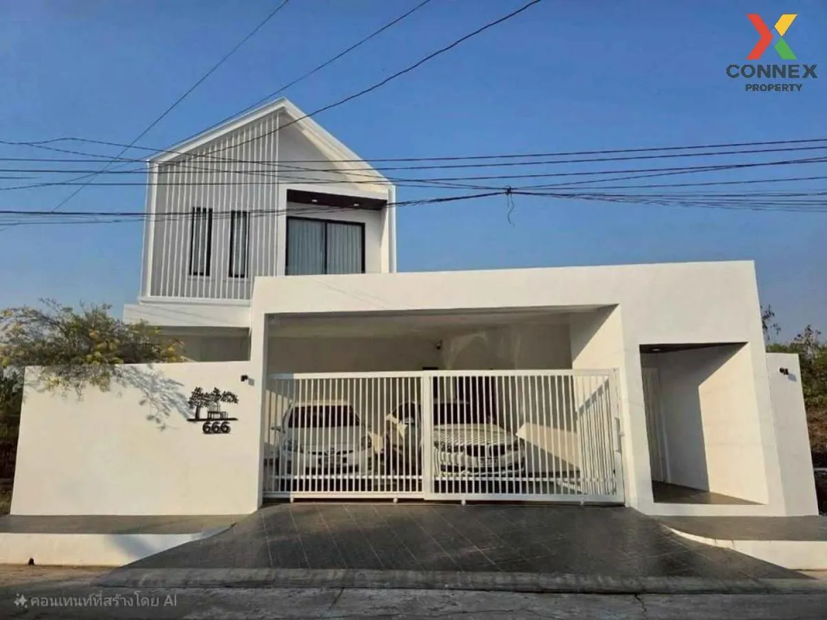 เช่า บ้านเดี่ยว 2 ชั้น สไตล์นอร์ดิก เลขที่บ้านมงคล เฟอร์ครบทั้งหล 1