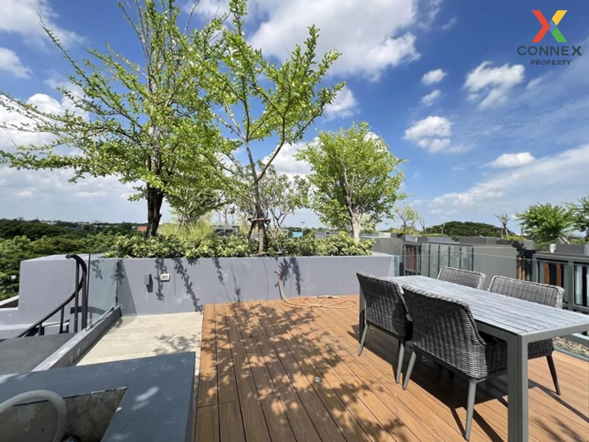 For Sale House , Bibury Village Srinakarin , nice view , wide fro