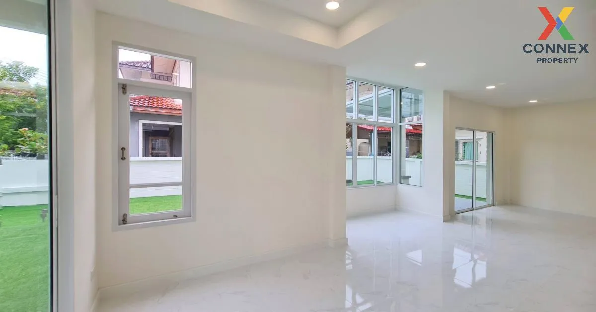 ขายบ้าน  บ้านฟ้ากรีนพาร์ค รังสิต คลอง 2 หน้ากว้าง รีโนเวทใหม่ คูค