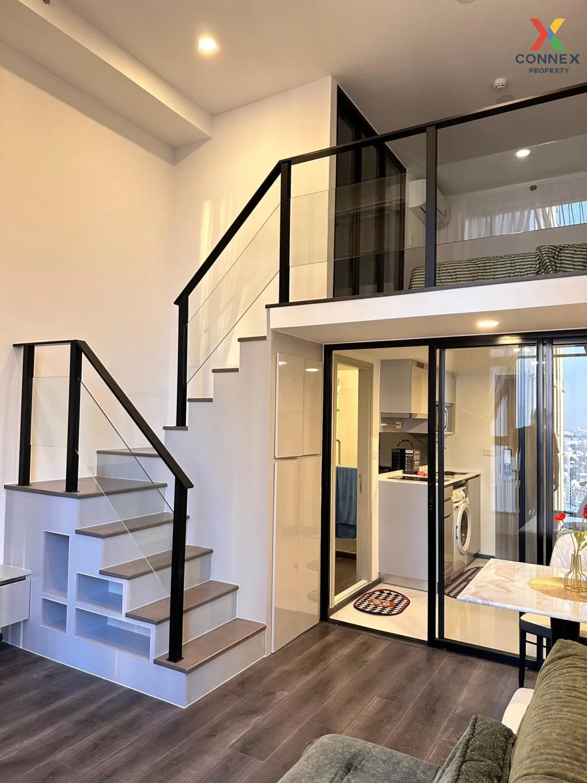 เช่าคอนโด  ไนท์บริดจ์ สเปซ รัชโยธิน ดูเพล็กซ์ ชั้นสูง BTS-พหลโยธิ 2