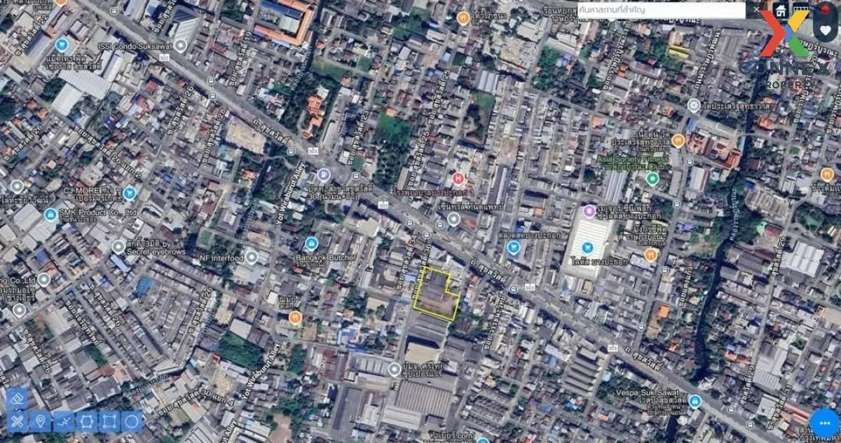 ขายที่ดิน ย่านสุขสวัสดิ์ บางปะกอก เขต ราษฎร์บูรณะ กรุงเทพ CX-1371 2