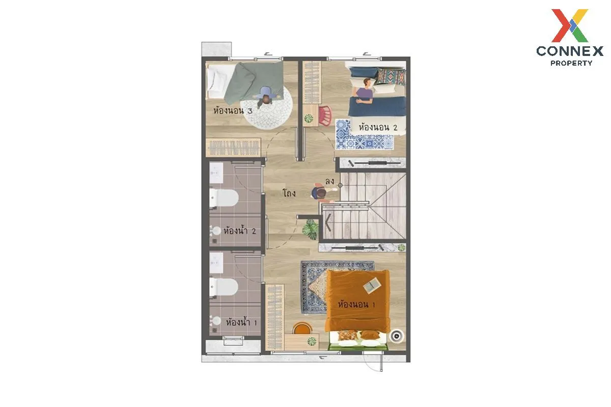 ขายทาวน์เฮ้าส์/ทาวน์โฮม  สิริ เพลส พุทธบูชา 39 บางมด เขต ทุ่งครุ  3