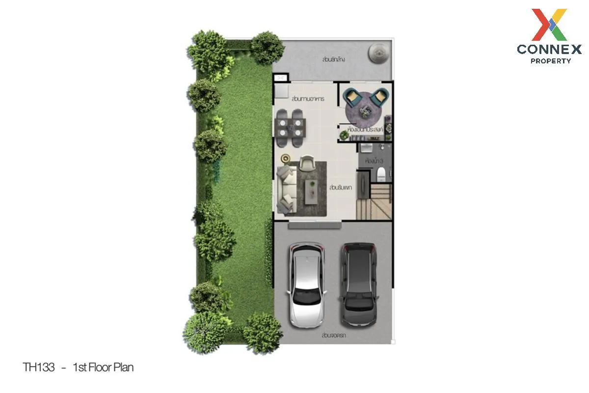 ขายทาวน์เฮ้าส์/ทาวน์โฮม  สิริ เพลส ประชาอุทิศ 90 บ้านคลองสวน พระส 2