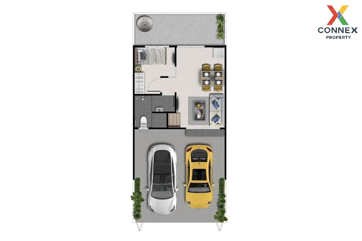 ขายทาวน์เฮ้าส์/ทาวน์โฮม  สิริ เพลส ประชาอุทิศ 75 ทุ่งครุ เขต ทุ่ง 2