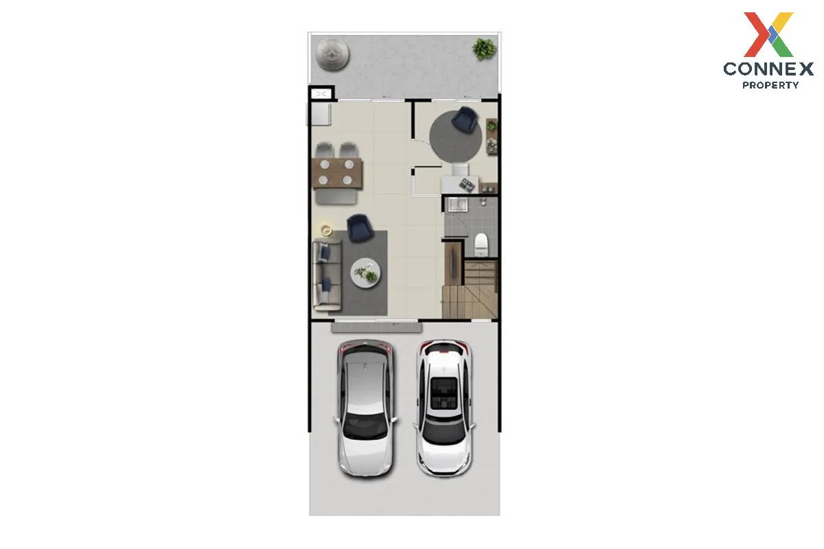 ขายทาวน์เฮ้าส์/ทาวน์โฮม  สิริ เพลส จรัญ - ปิ่นเกล้า มหาสวัสดิ์ บา 2