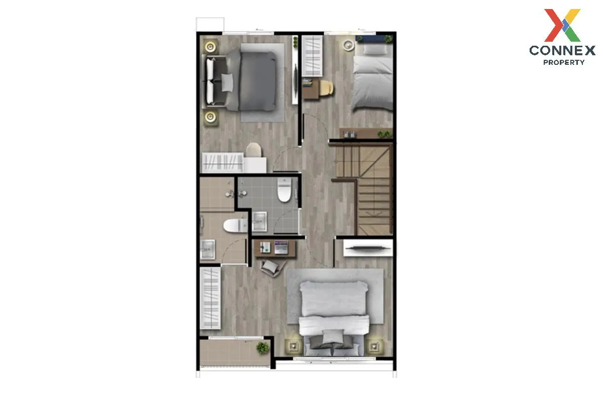 ขายทาวน์เฮ้าส์/ทาวน์โฮม  สิริ เพลส จรัญ - ปิ่นเกล้า มหาสวัสดิ์ บา 3