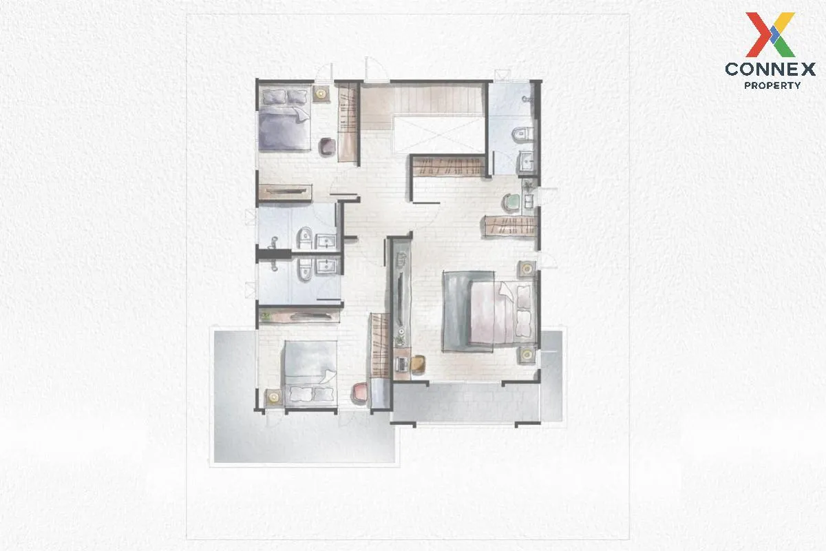 ขายบ้าน  สราญสิริ ราชพฤกษ์ 346 บางเดื่อ เขต ปทุมวัน ปทุมธานี CX-1 3