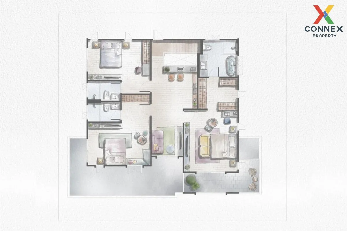 ขายบ้าน  สราญสิริ ราชพฤกษ์ 346 บางเดื่อ เขต ปทุมวัน ปทุมธานี CX-1 3