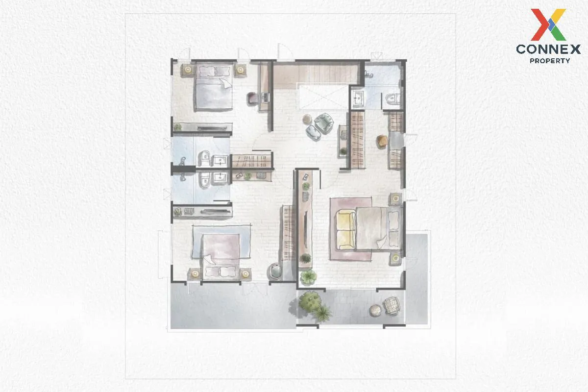 ขายบ้าน  สราญสิริ ราชพฤกษ์ 346 บางเดื่อ เขต ปทุมวัน ปทุมธานี CX-1 3