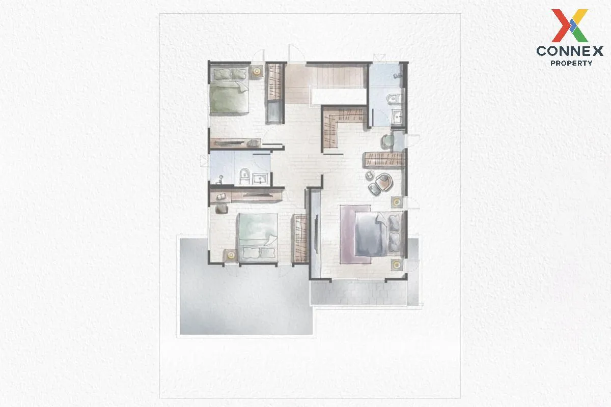 For Sale House , Saransiri Ratchapruek - 345 , MRT-Sri Rat , Khlo 3