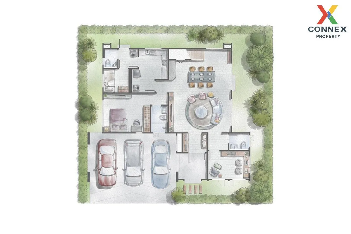 ขายบ้าน  สราญสิริ รังสิต 2 บ้านกลาง เขต ปทุมวัน ปทุมธานี CX-13728 2