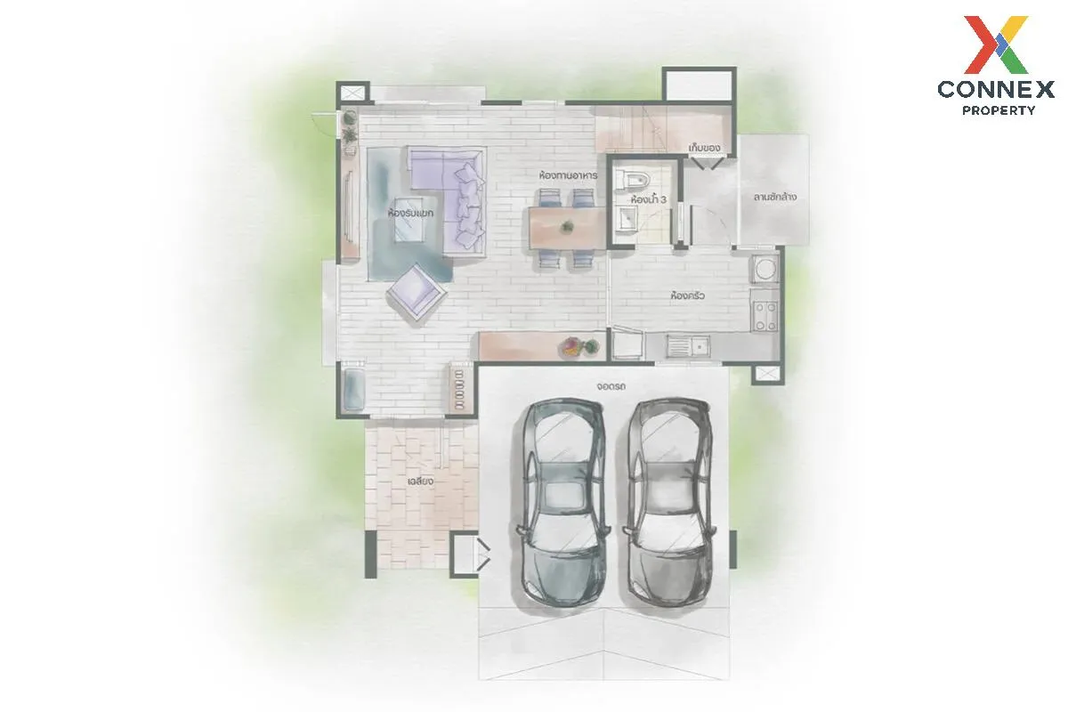 ขายบ้าน  สราญสิริ ประชาอุทิศ 90 บ้านคลองสวน พระสมุทรเจดีย์ สมุทรป 2