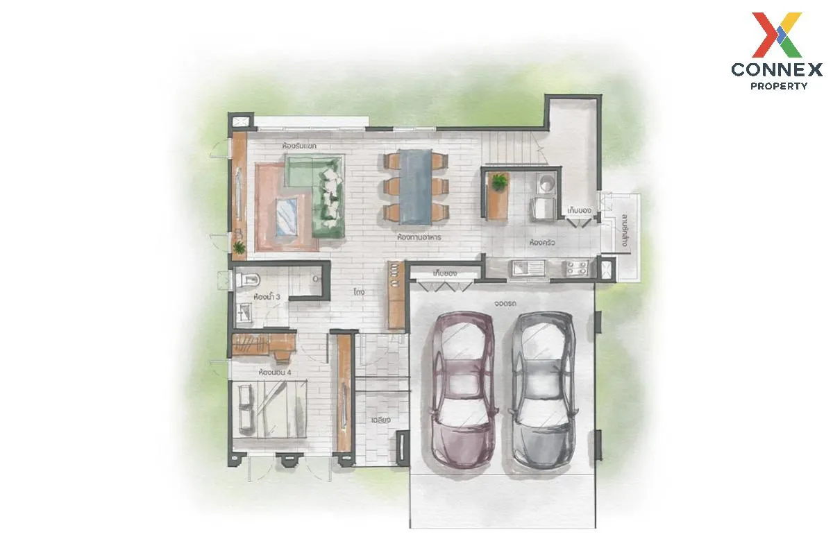 ขายบ้าน  สราญสิริ ประชาอุทิศ 90 บ้านคลองสวน พระสมุทรเจดีย์ สมุทรป 2