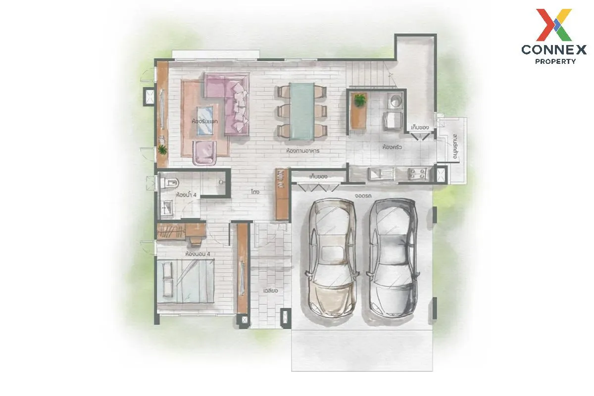 ขายบ้าน  สราญสิริ ประชาอุทิศ 90 บ้านคลองสวน พระสมุทรเจดีย์ สมุทรป 2