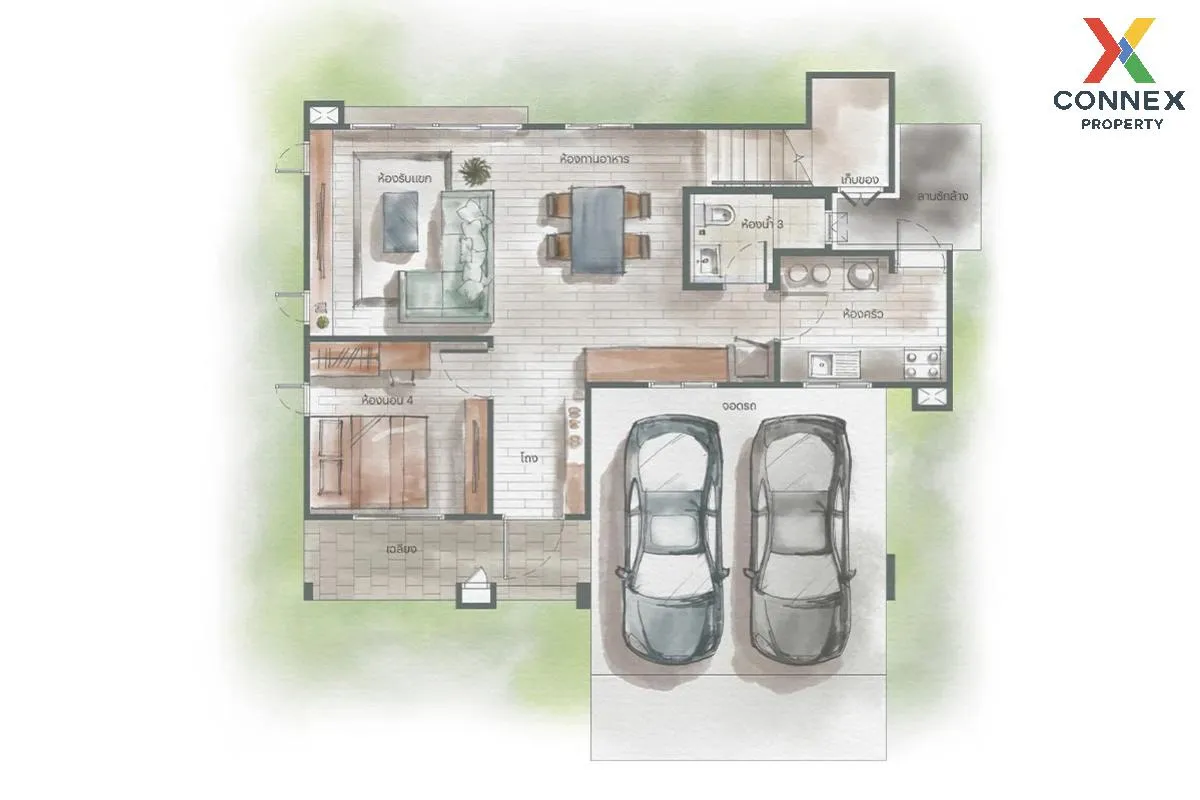 ขายบ้าน  สราญสิริ ประชาอุทิศ 90 บ้านคลองสวน พระสมุทรเจดีย์ สมุทรป 2