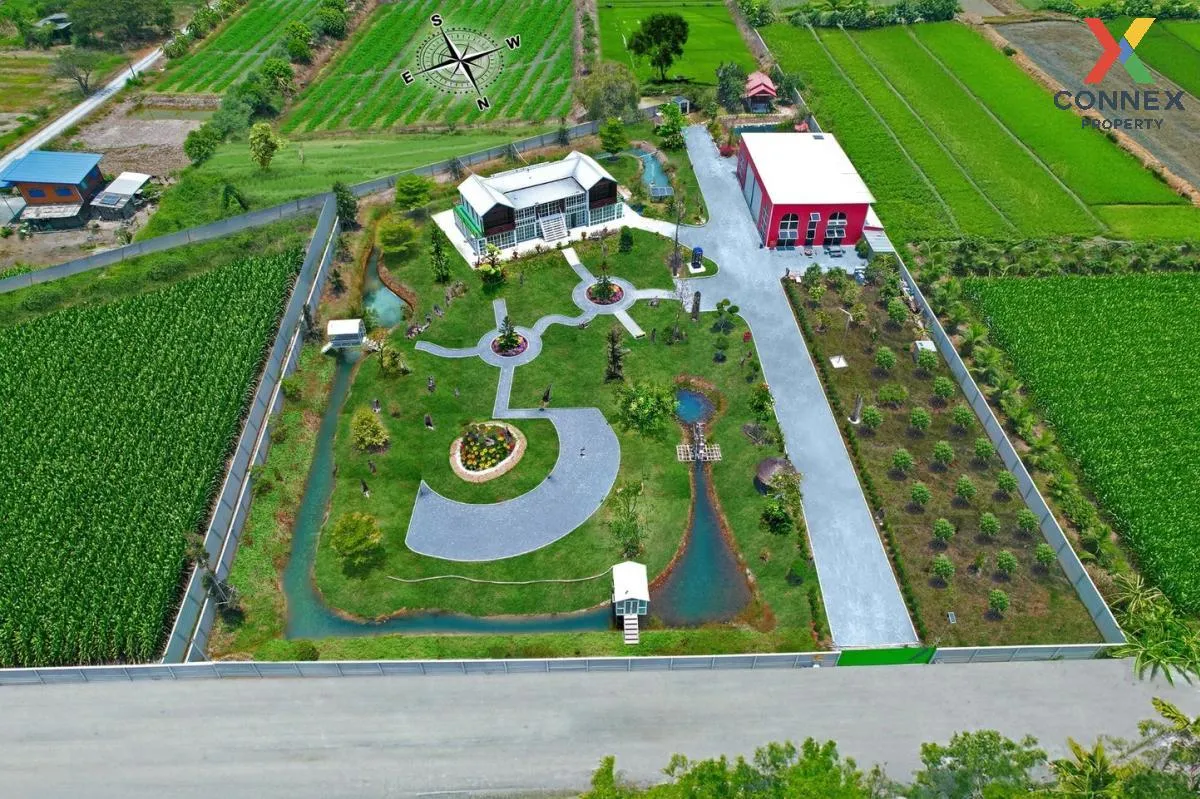 ขายบ้านสไตล์ยุโรป วิวธรรมชาติ พื้นที่กว้าง 4 ไร่  อ.บางเลน  นครปฐ