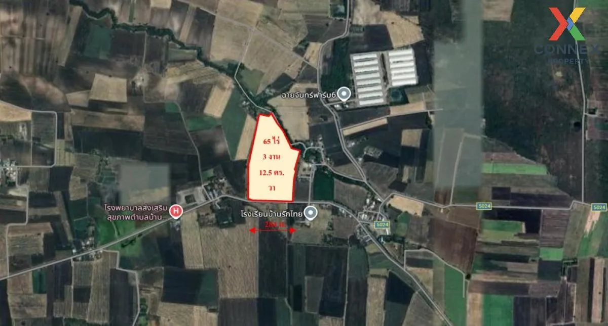 ขายที่ดินแปลงใหญ่ วิวสวย 65-3-12.5 ไร่ อ.โคกสำโรง จ.ลพบุรี  CX-13 2