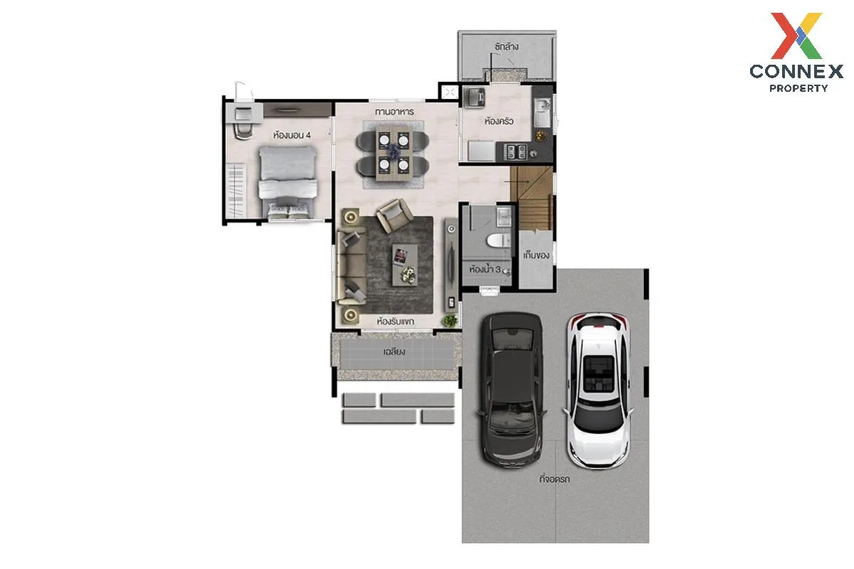 ขายบ้าน  คณาสิริ บางนา บางบ่อ บางบ่อ สมุทรปราการ CX-137372 2