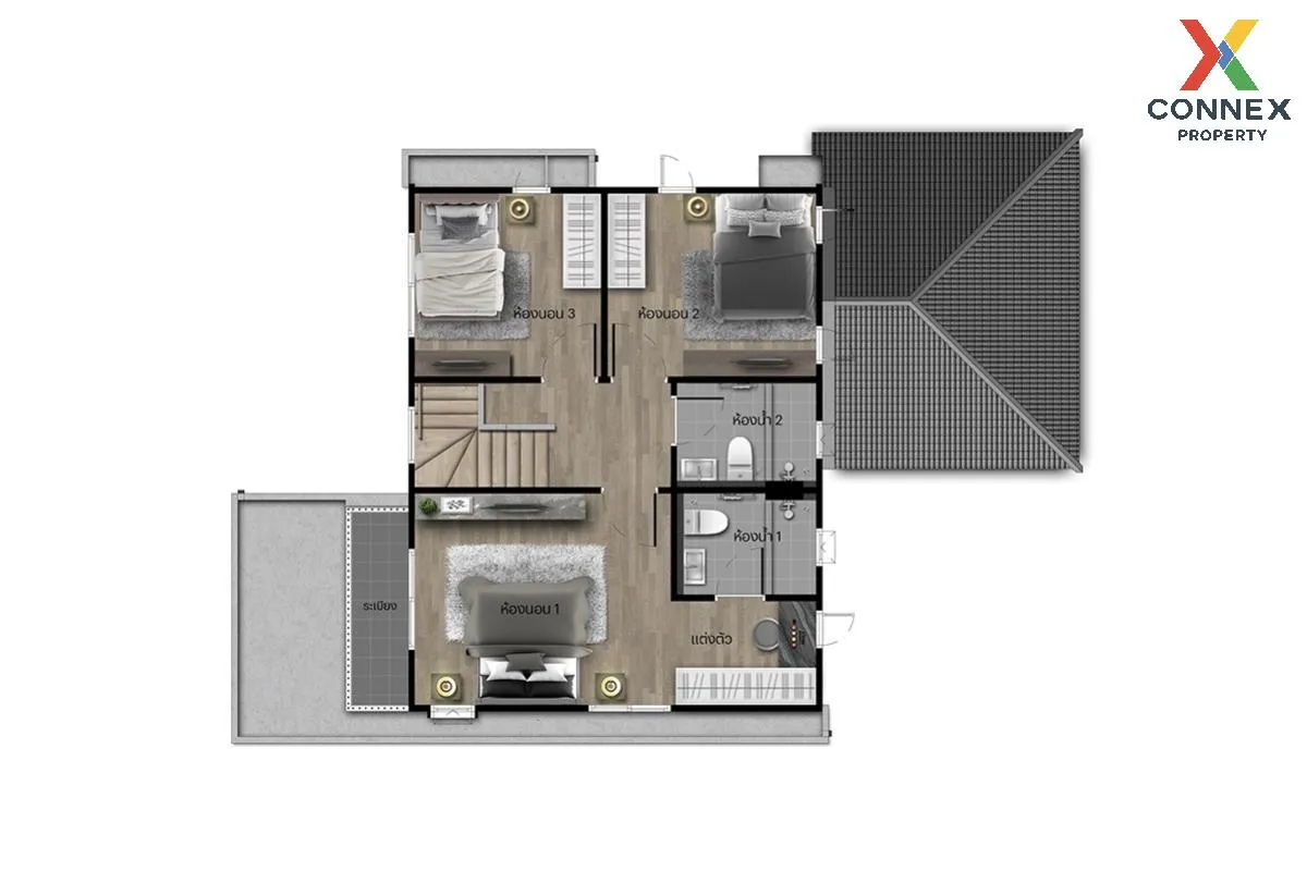 ขายบ้าน  คณาสิริ บางนา บางบ่อ บางบ่อ สมุทรปราการ CX-137374 3