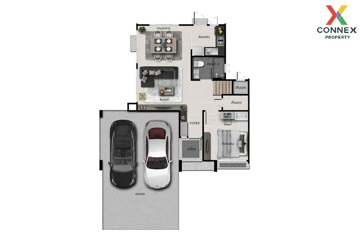 ขายบ้าน  คณาสิริ บางนา บางบ่อ บางบ่อ สมุทรปราการ CX-137375 2