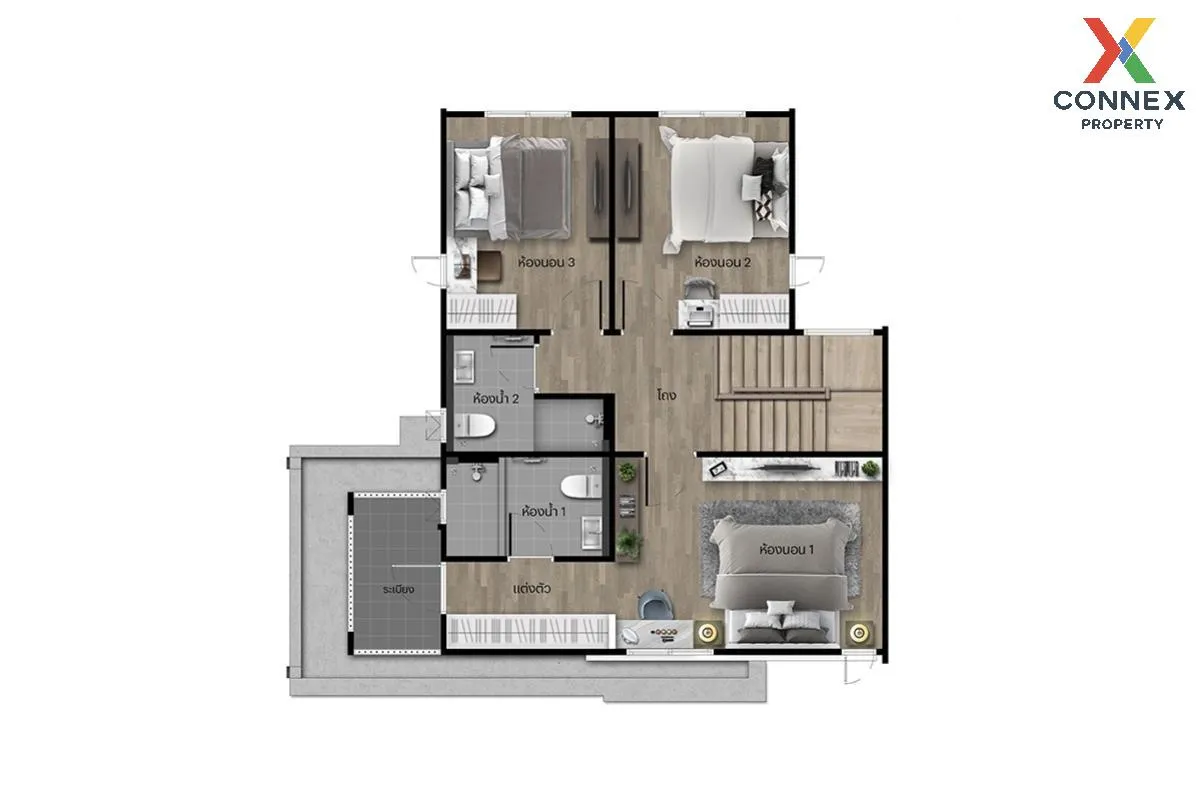 ขายบ้าน  คณาสิริ บางนา บางบ่อ บางบ่อ สมุทรปราการ CX-137375 3