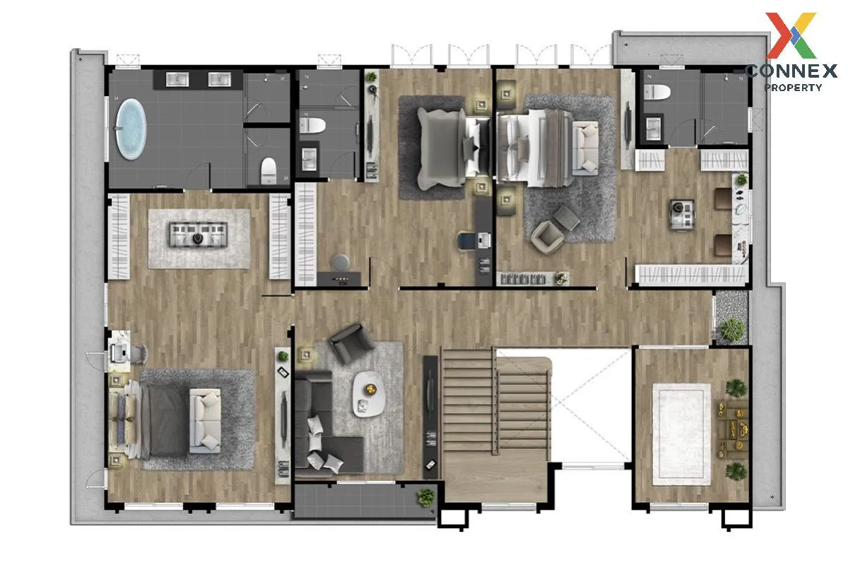 ขายบ้าน  เดอะ ซิตี้ ปิ่นเกล้า - พรานนก บางระมาด เขต ตลิ่งชัน กรุง 3