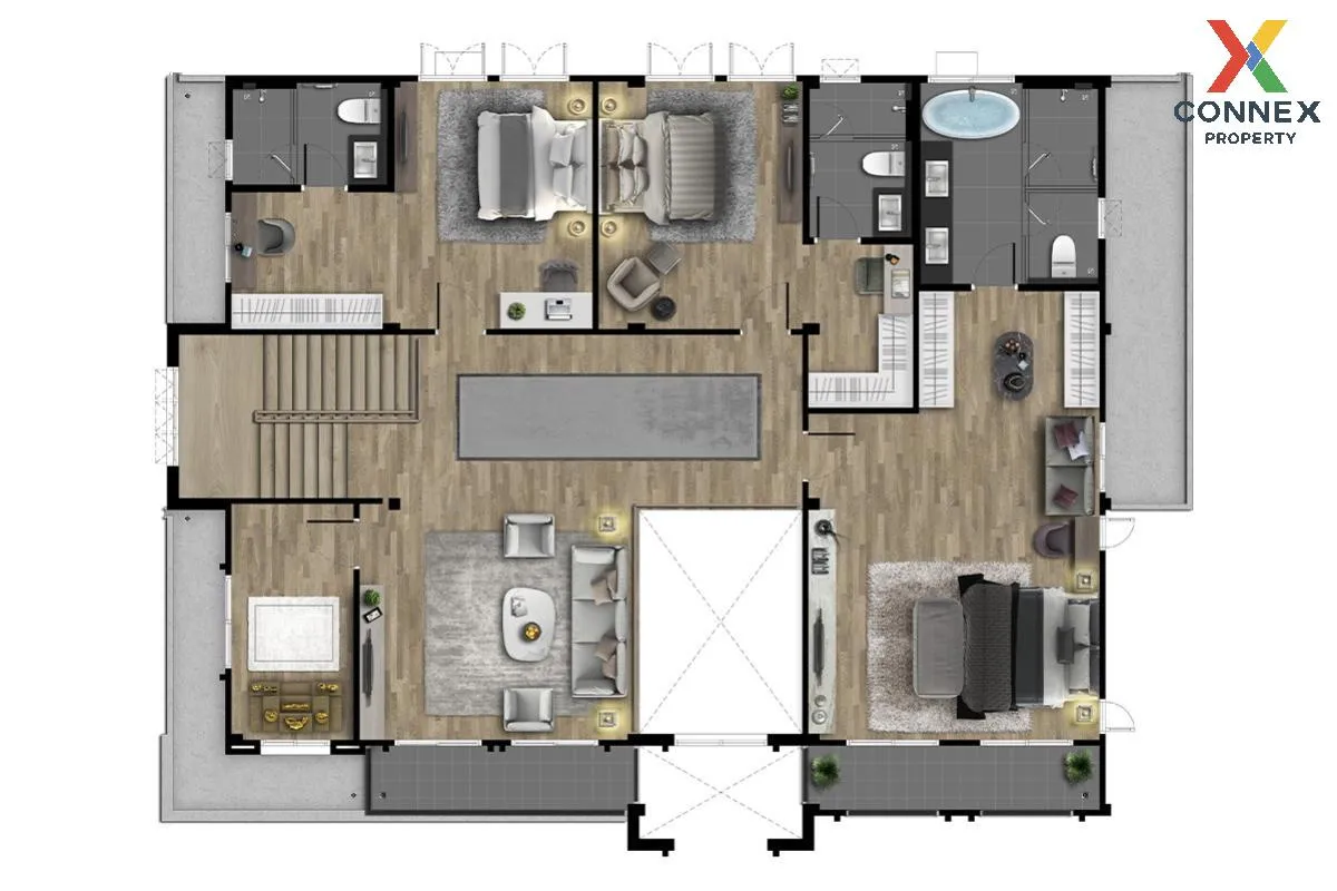 ขายบ้าน  เดอะ ซิตี้ ปิ่นเกล้า - พรานนก บางระมาด เขต ตลิ่งชัน กรุง 3