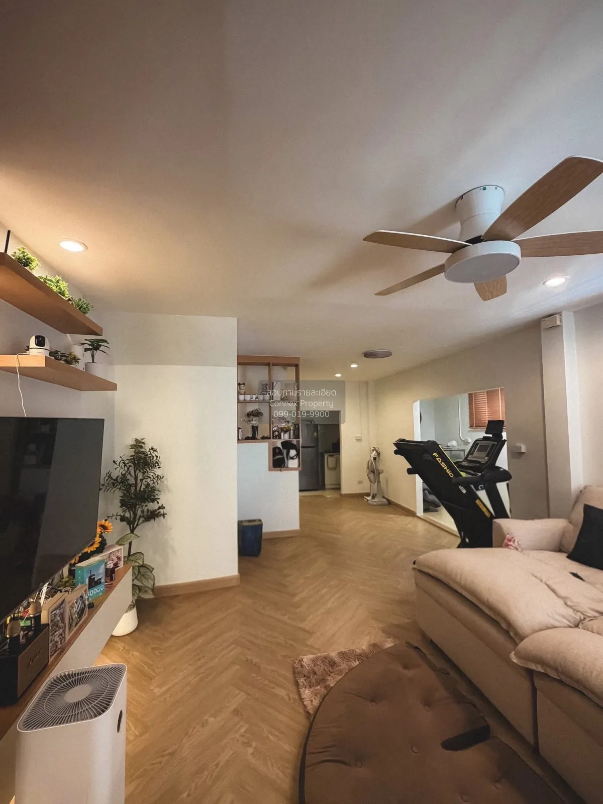 ขายทาวเฮ้าส์ 2 ชั้น หลังมุม มีพื้นที่ทำสวน บ้าน Smart Home  ห้องม