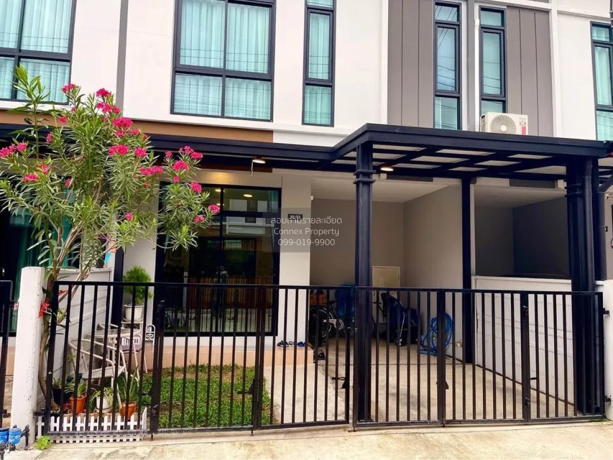 ขายทาวน์เฮาส์ 2 ชั้น ปทุมธานี-ลาดหลุมแก้ว หน้ากว้าง ลาดหลุมแก้ว ล