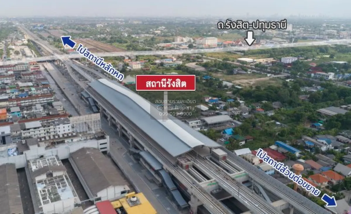 ขายบ้าน  โฮมเพลส รังสิต วิวสวย ห้องมุม บางพูน เมืองปทุมธานี ปทุมธ