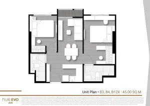 For Sale Condo , Noble Nue Evo Ari , corner unit , BTS-Ari , Thanon Phyathai , Phaya Thai , Bangkok , CX-140222