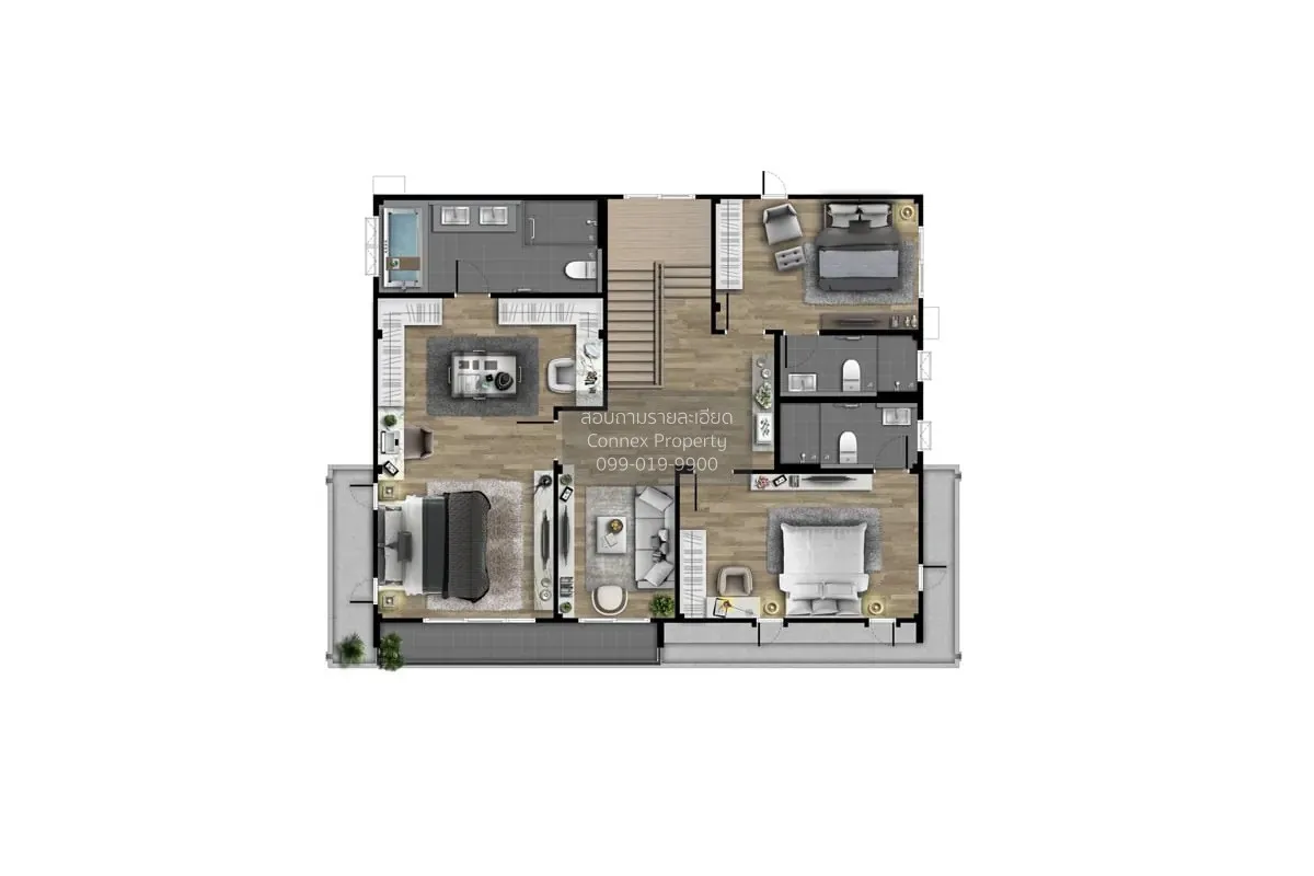 ขายบ้าน  เซนโทร ราชพฤกษ์-345 ลำโพ บางบัวทอง กรุงเทพ CX-140601 3