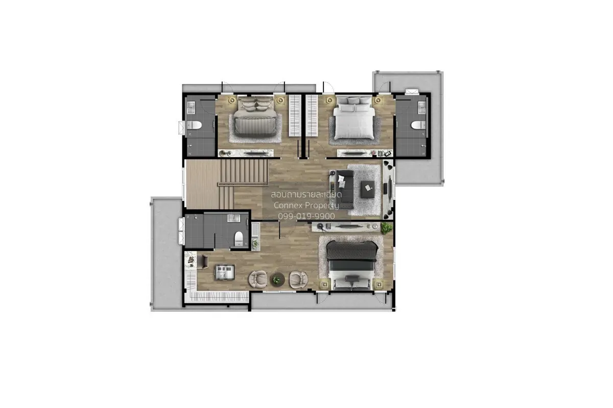 ขายบ้าน  เซนโทร ราชพฤกษ์-345 ลำโพ บางบัวทอง กรุงเทพ CX-140605 3