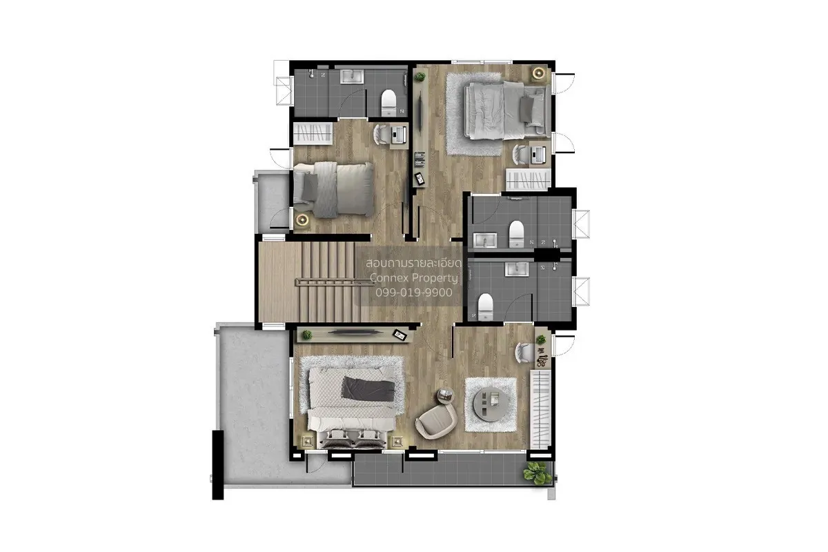 ขายบ้าน  เซนโทร ราชพฤกษ์ 3 บางกร่าง เมืองนนทบุรี นนทบุรี CX-14063 3