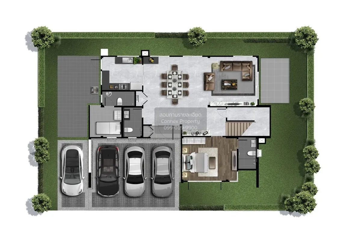 ขายบ้าน  เดอะ ซิตี้ ทวีวัฒนา หนองค้างพลู เขต หนองแขม กรุงเทพ CX-1 2