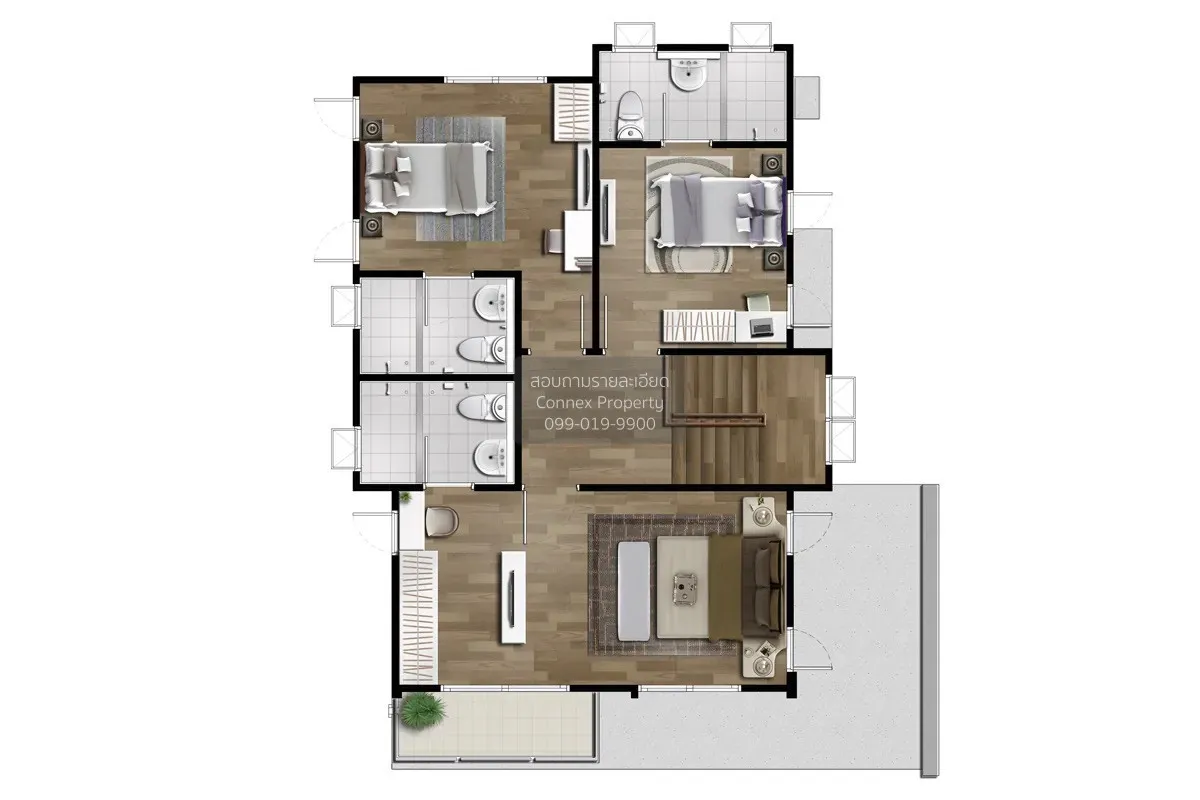 ขายบ้าน  เซนโทร อ่อนนุช - สุวรรณภูมิ ราชาเทวะ บางพลี สมุทรปราการ  3