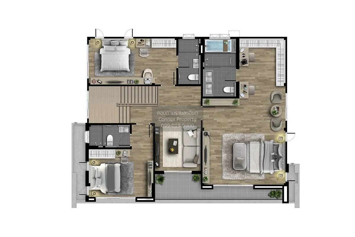 ขายบ้าน  เซนโทร อ่อนนุช - ลาดกระบัง ลาดกระบัง เขต ลาดกระบัง กรุงเ 3