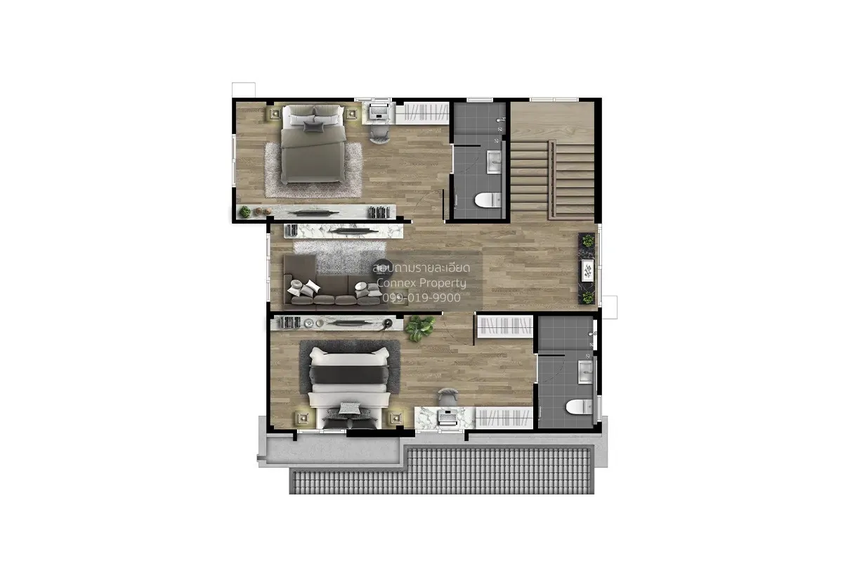 ขายบ้าน  โมเดน รามอินทรา - หทัยราษฎร์ บางชัน เขต คลองสามวา กรุงเท 2