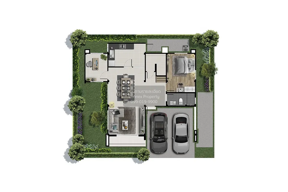 ขายบ้าน  โมเดน รามอินทรา - หทัยราษฎร์ บางชัน เขต คลองสามวา กรุงเท 2