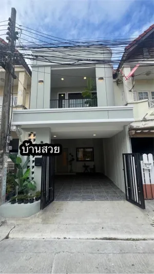 For Sale Townhouse/Townhome  , Lert Ubon Watcharapol Ramintra , newly renovated , Tha Raeng , Bang Khen , Bangkok , CX-141221