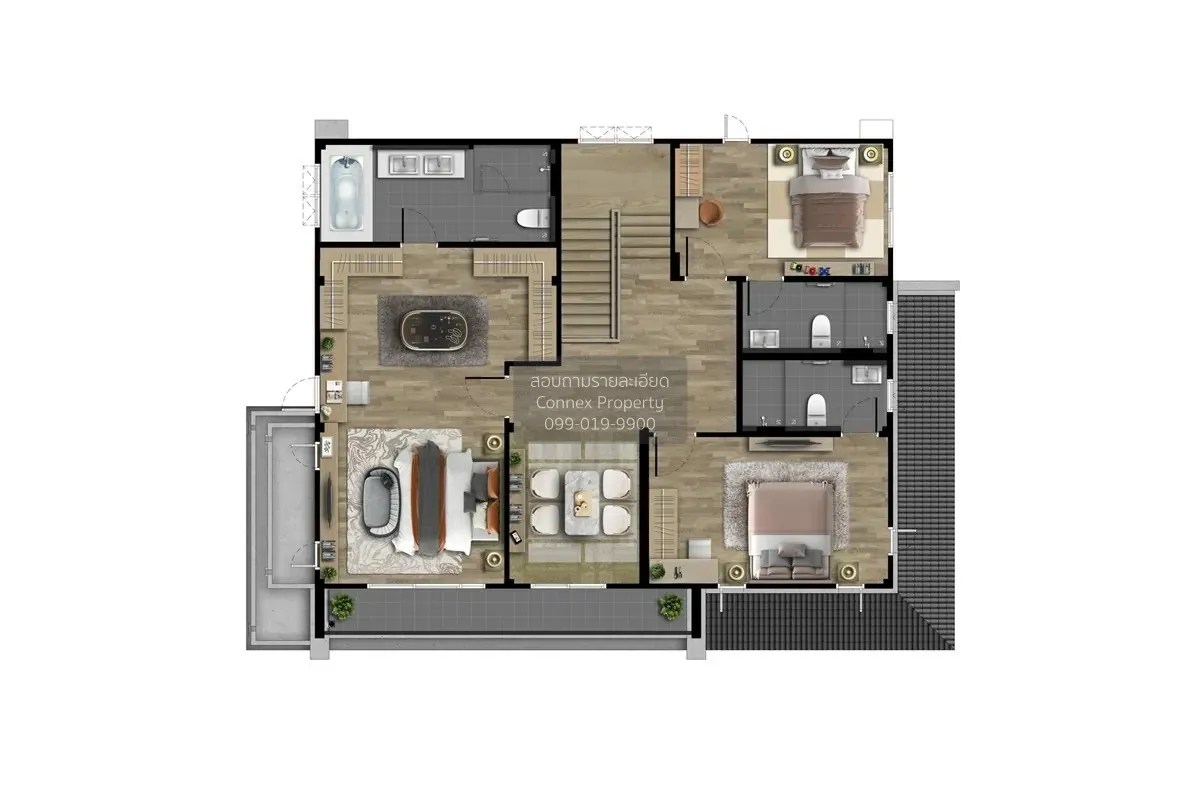 ขายบ้าน  เซนโทร สาทร - สุขสวัสดิ์ บางมด เขต ทุ่งครุ กรุงเทพ CX-14 3