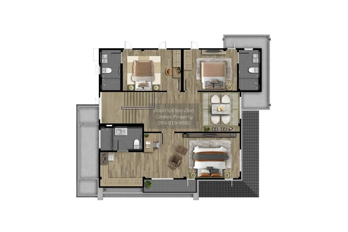 ขายบ้าน  เซนโทร สาทร - สุขสวัสดิ์ บางมด เขต ทุ่งครุ กรุงเทพ CX-14 3