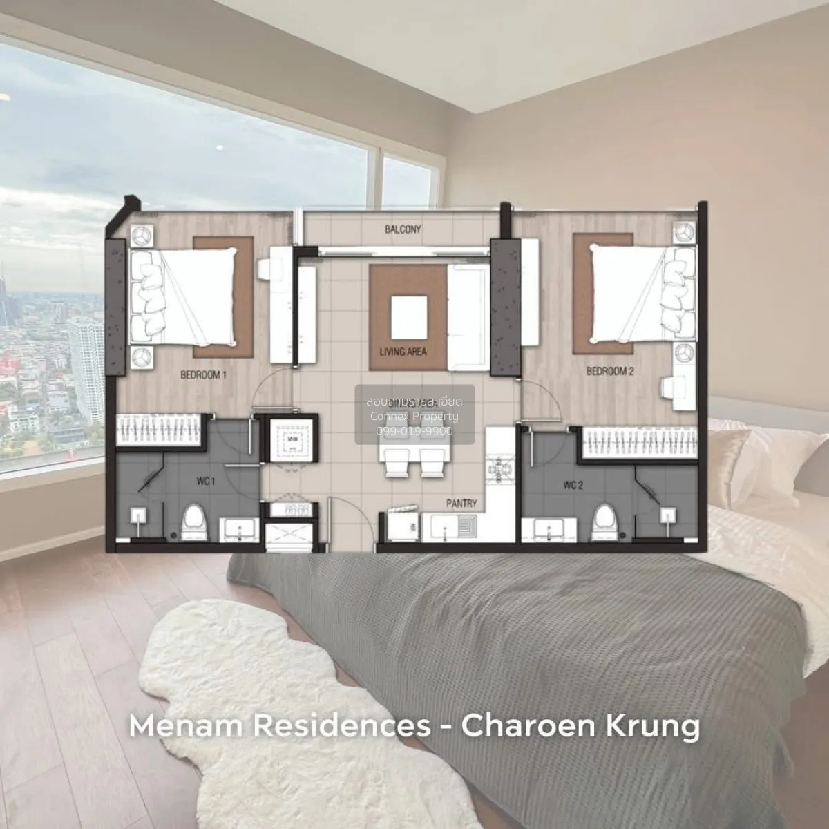 ขายคอนโด  แม่น้ำ เรสซิเดนท์ BTS-สะพานตากสิน วัดพระยาไกร เขต บางคอ