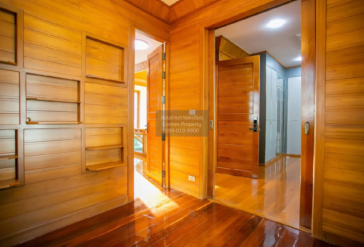 For Sale Teak house  , newly renovated , Sam Saen Nok , Huai Khwa