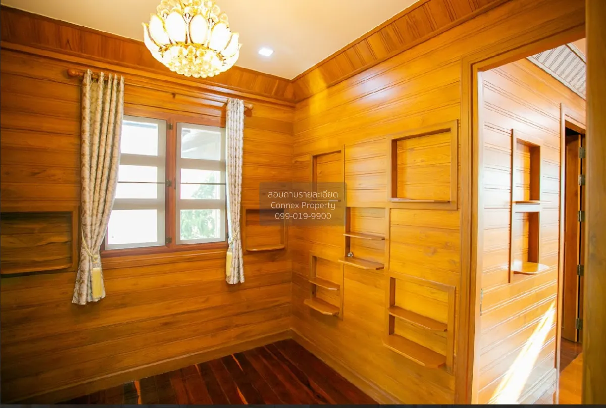 For Sale Teak house  , newly renovated , Sam Saen Nok , Huai Khwa