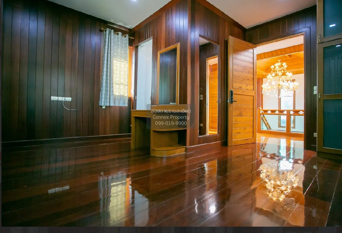 For Sale Teak house  , newly renovated , Sam Saen Nok , Huai Khwa