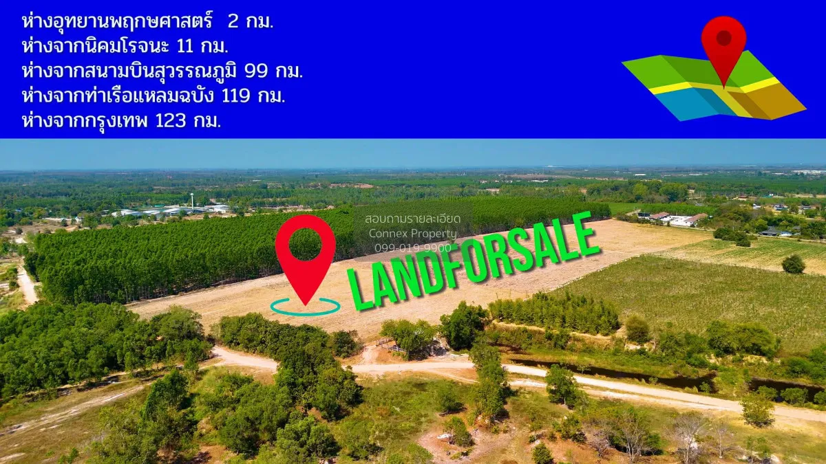 Land for Sale - 43 Rai, 1 Ngan, 32 Sq.Wah in Phanom Sarakham, Cha 3