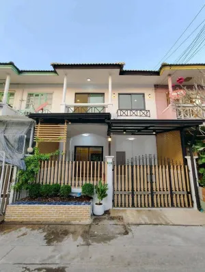 For Sale Townhouse/Townhome  , Ladda Ville 1 - 2 , wide frontage , newly renovated , Phimonrat , Bang Bua Thong , Nonthaburi , CX-143444