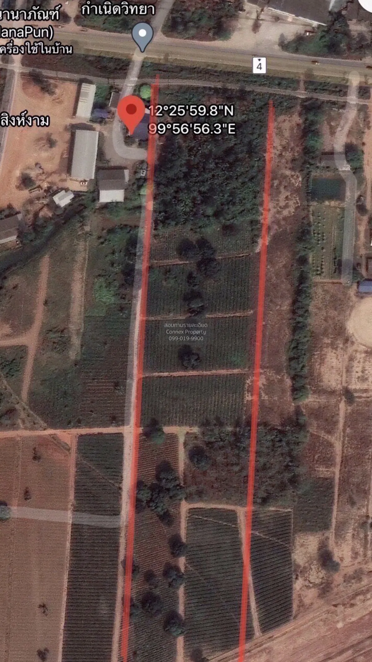 ขายที่ดินติดถนนมอเตอร์เวย์ เพชรเกษมทางไปหัวหิน (ถนนหลักหมายเลข4)  4